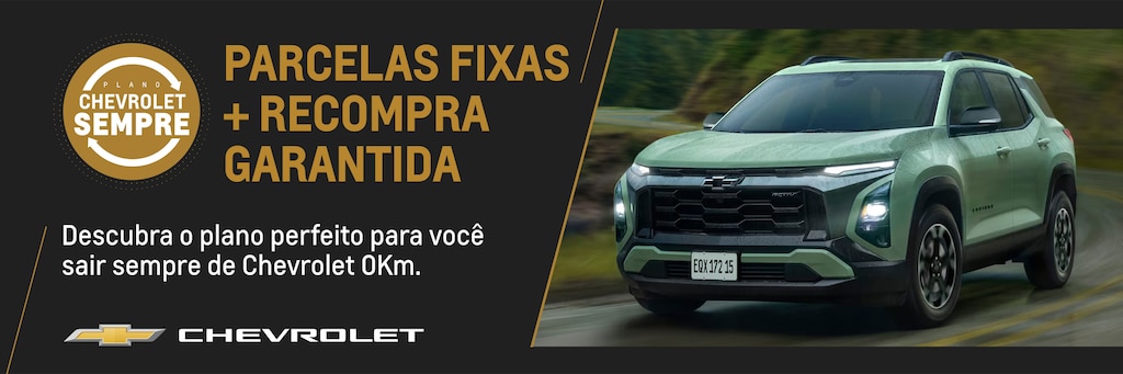 Conheça o plano Chevrolet Sempre da Sabenauto Cruzeiro