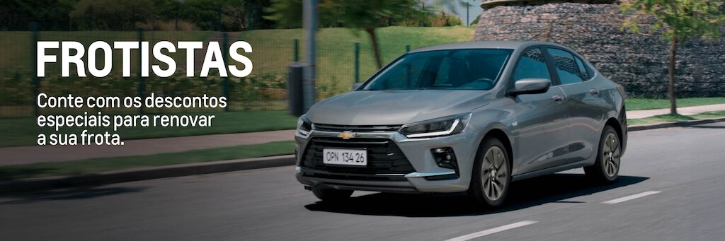 Vendas diretas de carros para frotas de veiculos na Chevrolet Sabenauto Cruzeiro