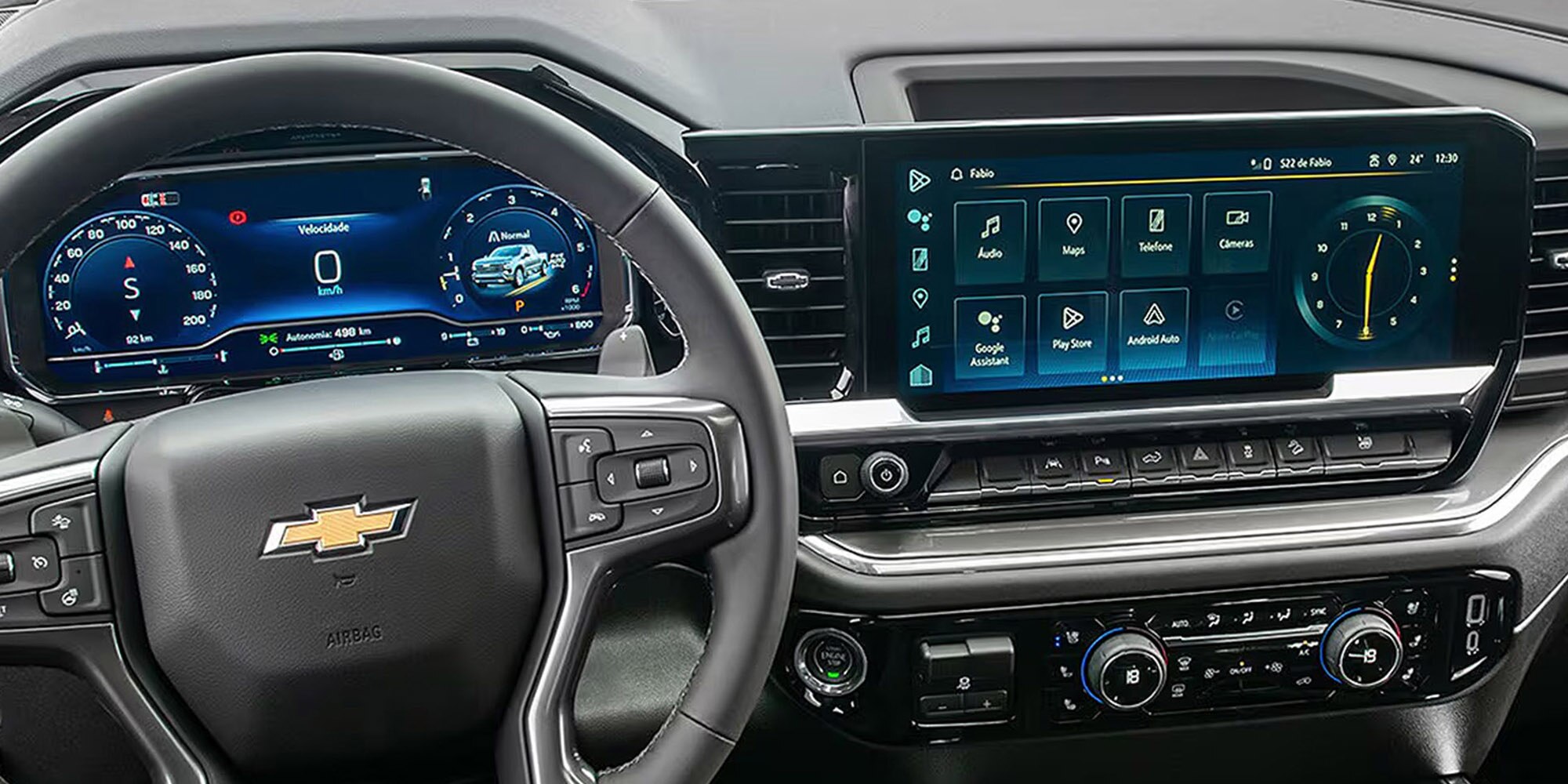 Silverado 2025 possui conectividade e tecnologia de ponta